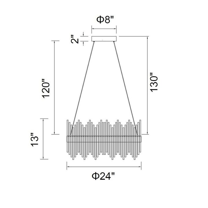 CWI Lighting Genevieve LED Chandelier With Medallion Gold Finish