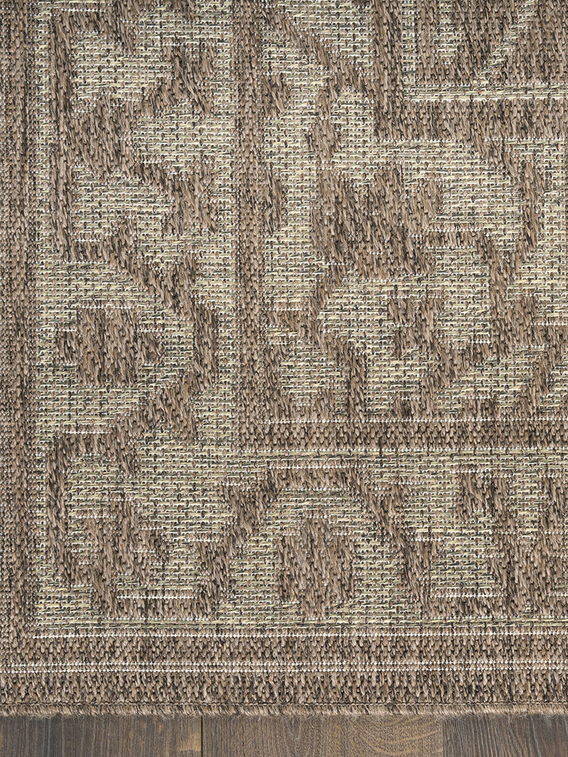 Tulum TLM05 Brown 2'2" x 10' Rug image number 3