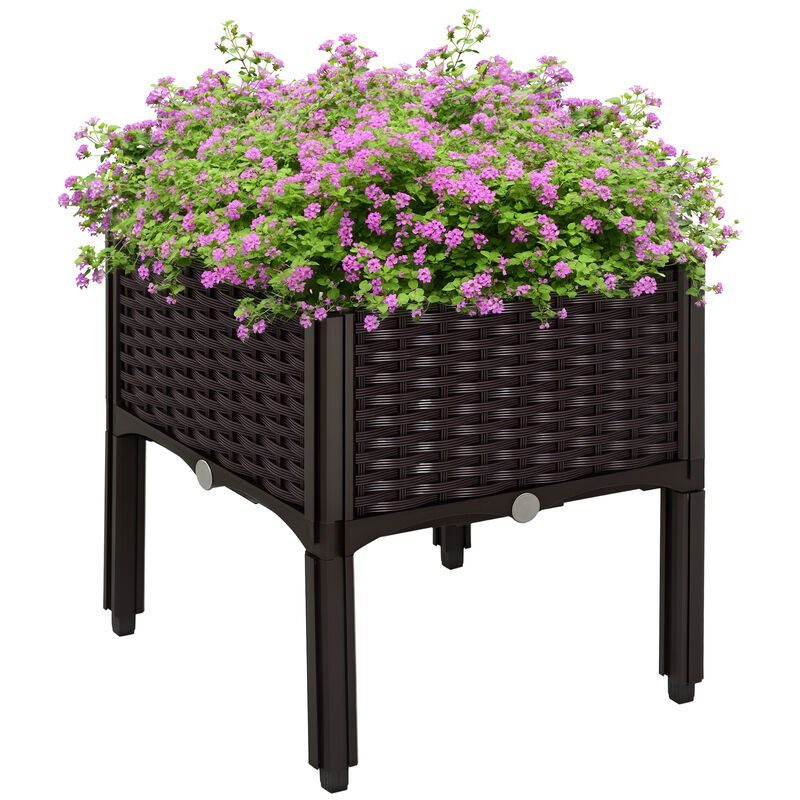 Hivvago Garden Bed with Legs Raised Planter for Vegetables and Herbs image number 0