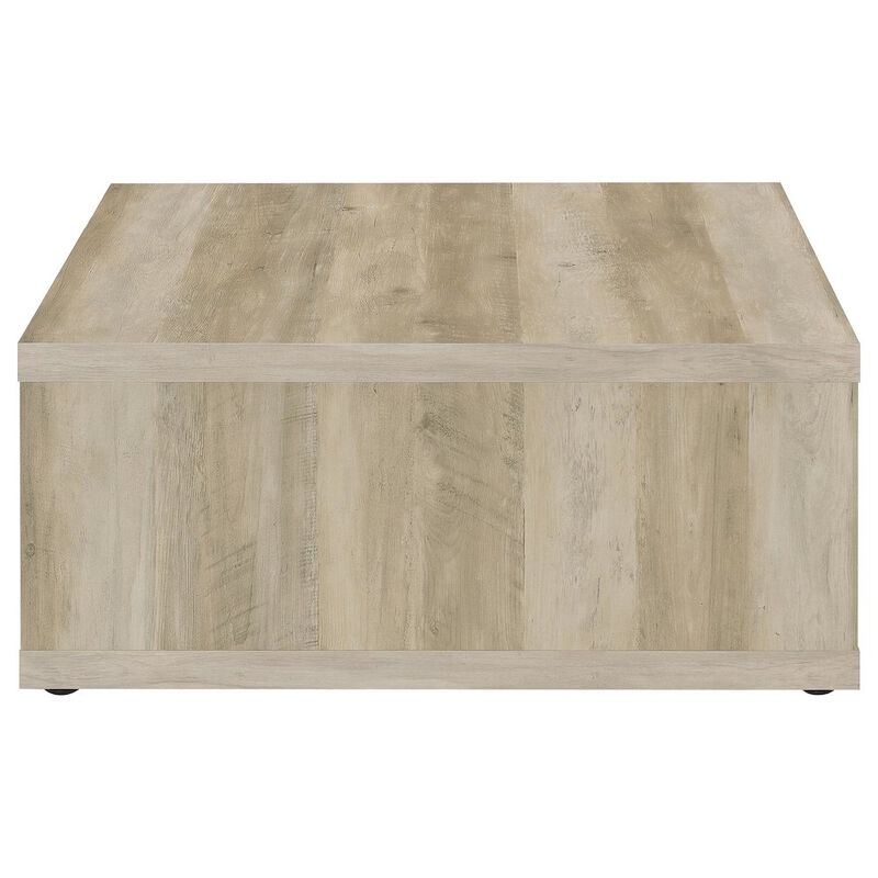 Coaster Frisco Square Engineered Wood Coffee Table Distressed Pine