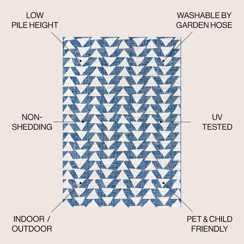 andratx Modern Tribal Geometric Indoor/Outdoor Area Rug