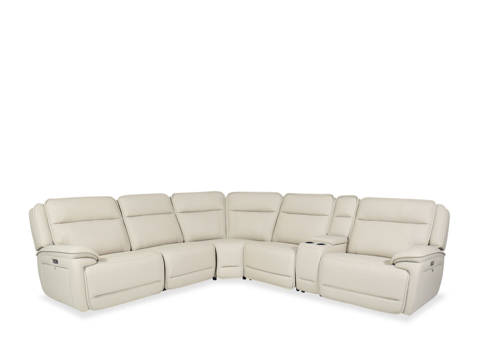 Double Deal 6-Piece Dual Power Sectional with Console