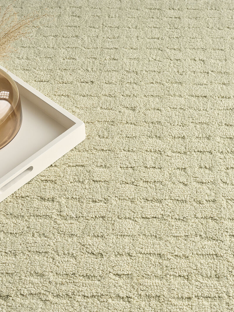 Pure Grids PGR01 Light Green 8'6" x 11'6" Rug