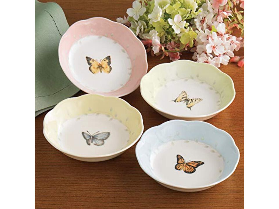 Lenox Butterfly Meadow 4-Piece Dessert Bowl Set