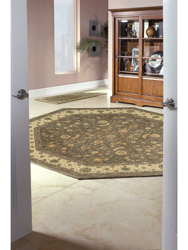 Nourison 2000 2003 Olive 6' x Round Rug image number 3
