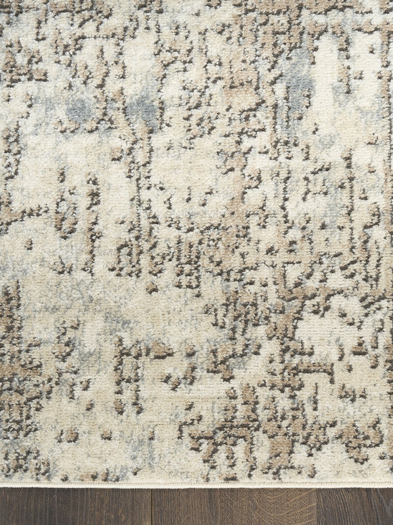 Quarry QUA17 Ivory/Beige 5'3" x 7'3" Rug image number 3