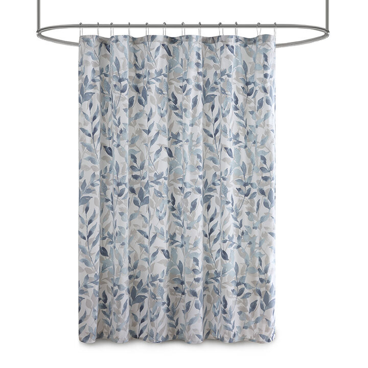 Gracie Mills Zelma Botanical Printed Shower Curtain