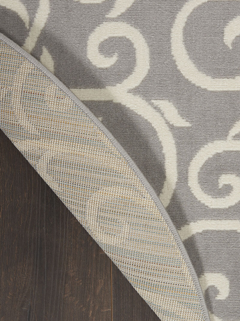 Grafix GRF19 Gray 8'6" x 12' Rug