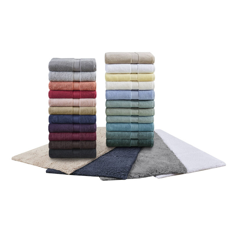 Gracie Mills Eulalia 800 GSM Cotton 8-Piece Antimicrobial Towel Set