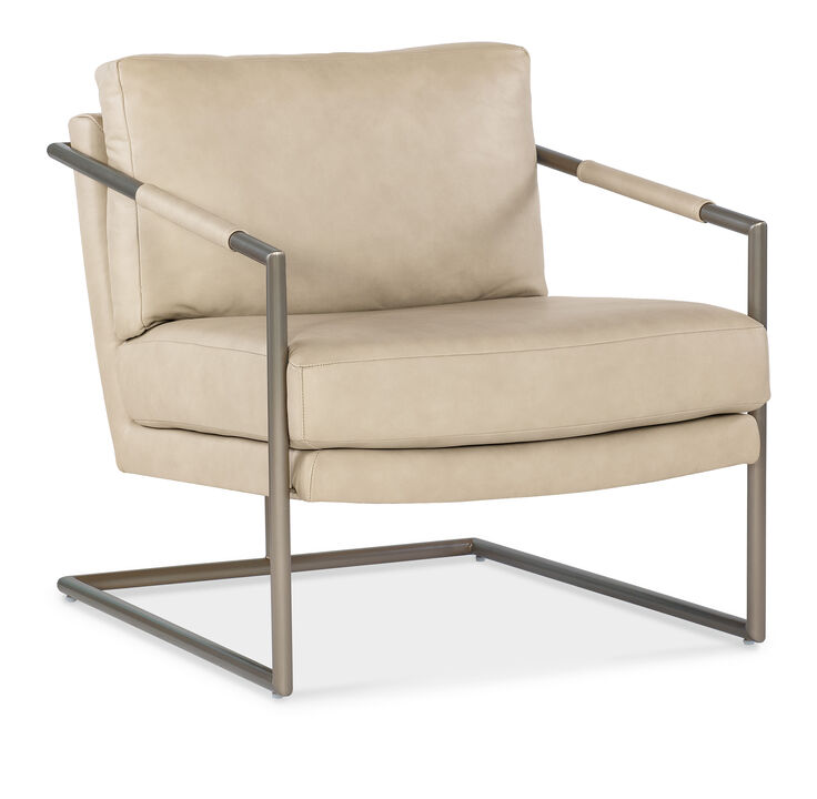 Moody Metal Chair in Beige