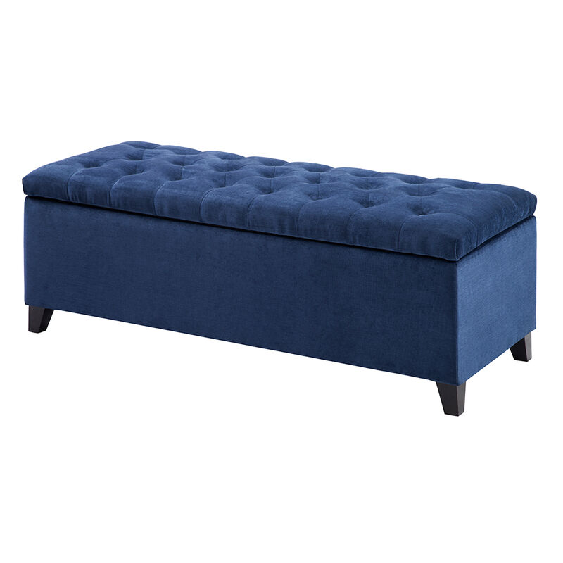 Gracie Mills Bianca Tufted Upholstered Storage Bench with Soft Close