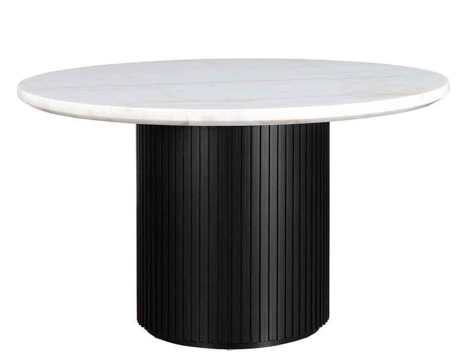 Colvin 52" Marble Dining Table in Black