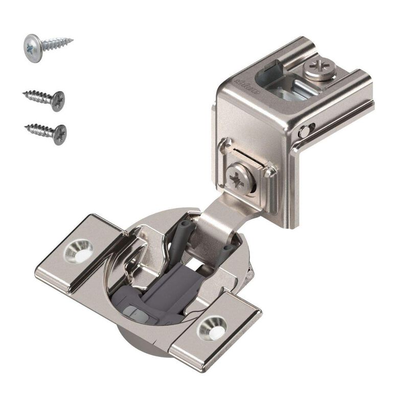 Blum 39C355B.20 Compact BLUMOTION 39C Hinge, Soft-Close, 110 Degree, 1-1/4 Overlay, Screw-on (2)