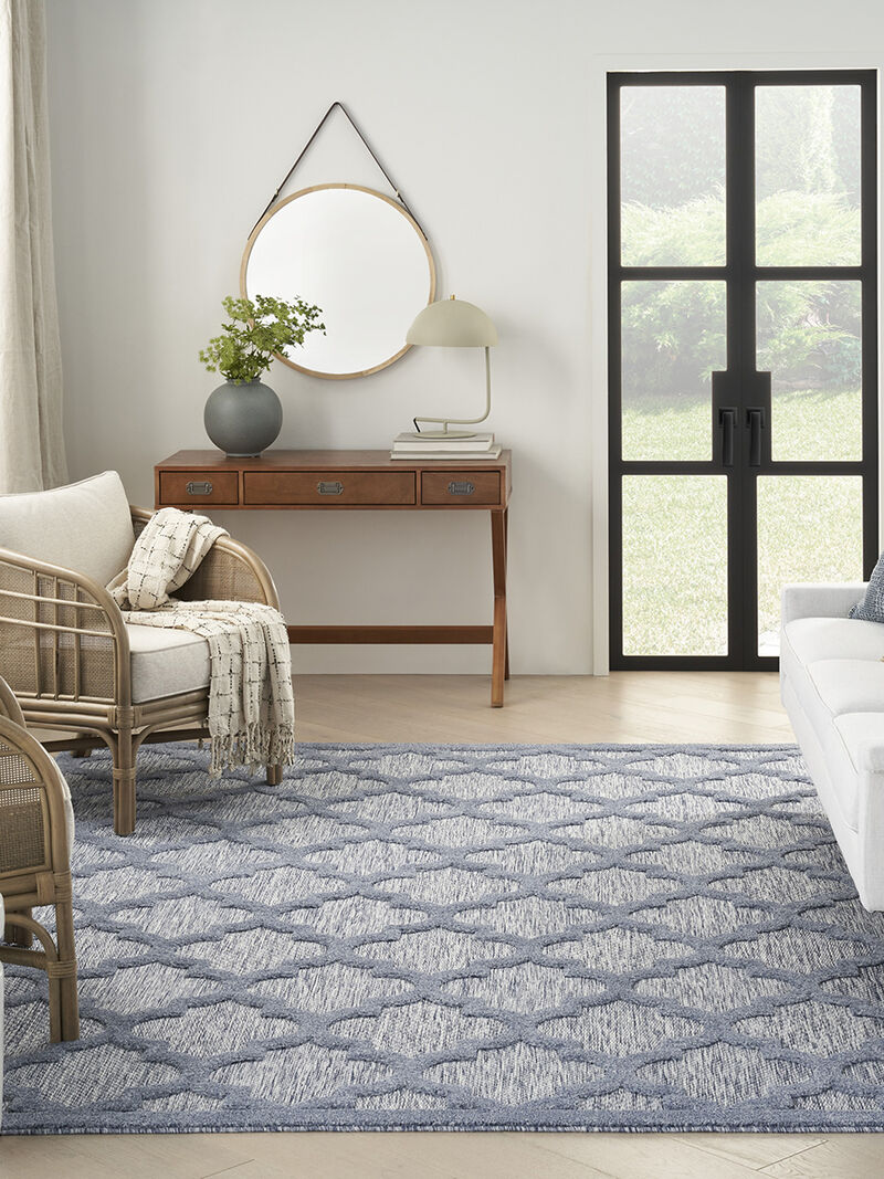 Easy Care NES01 Denim/Blue 9' x 12' Rug