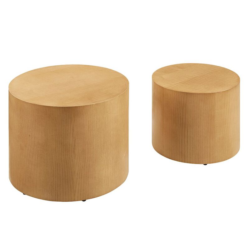 Amani Round Nesting Coffee Tables Set of 2 image number 3