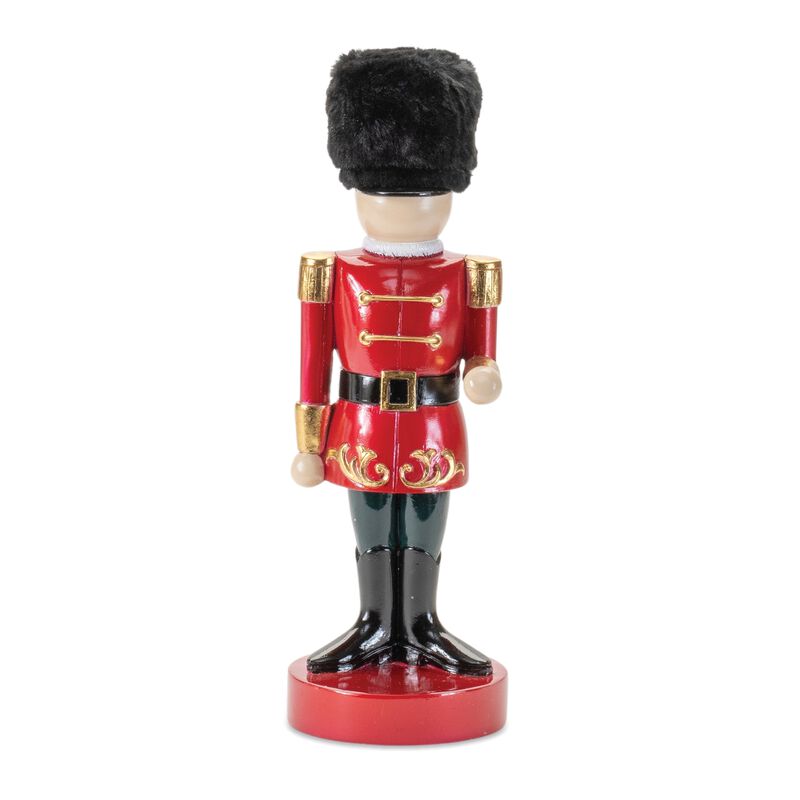 Nutcracker Soldier Figurine for Holiday Shelf, Mantel, or Tabletop Display