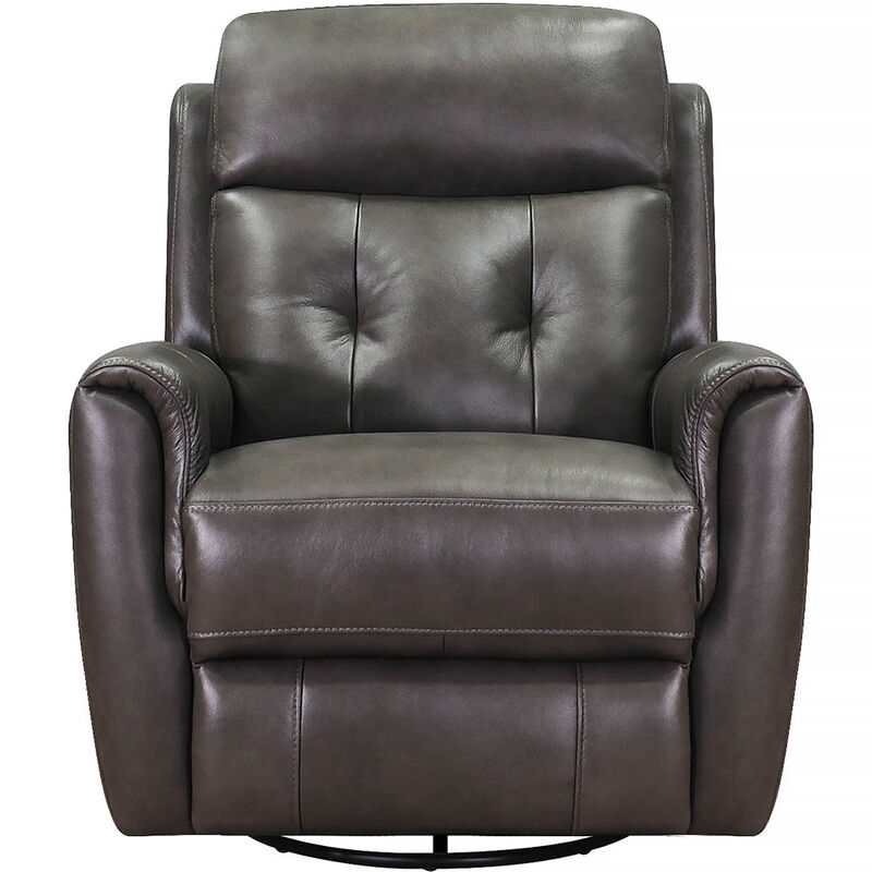 Torino Power Headrest Swivel Glider Leather Recliner