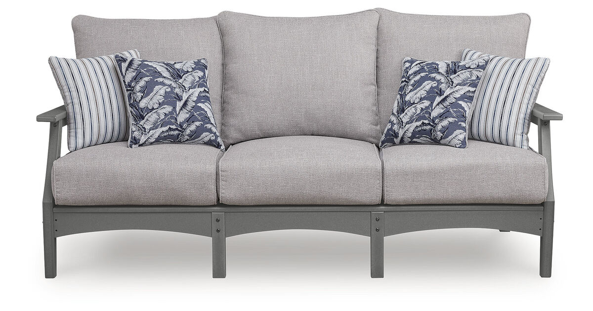 Lone View Bay Outdoor Sofa with Cushion