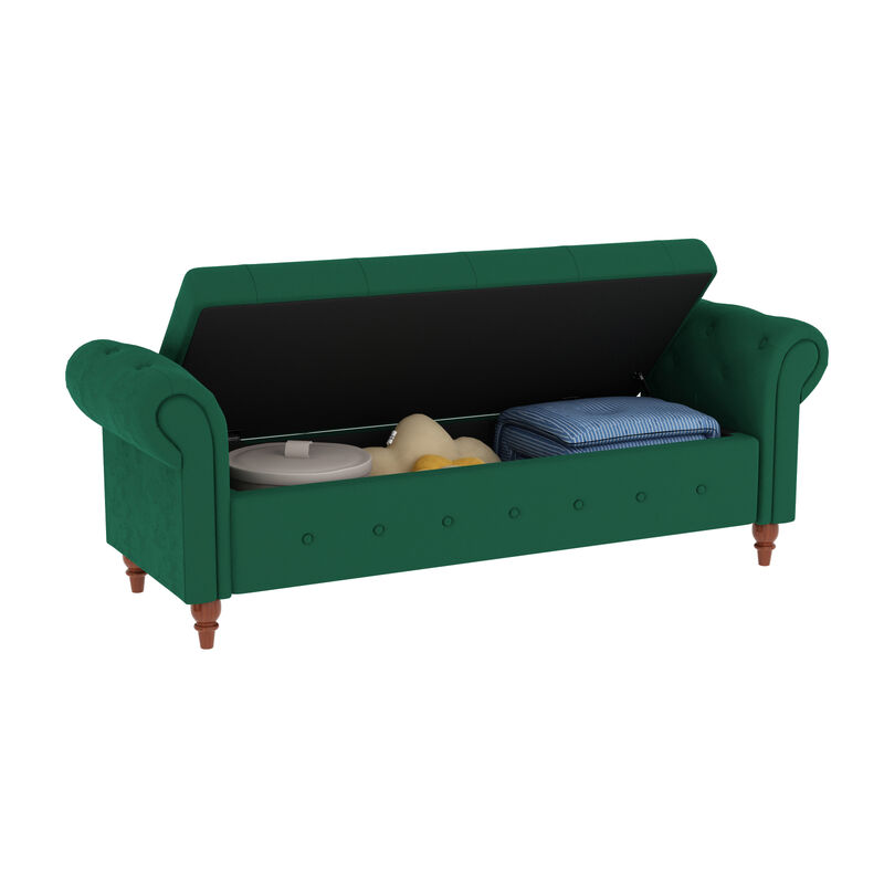 Streamdale 63'' Bed Bench Velvet image number 8