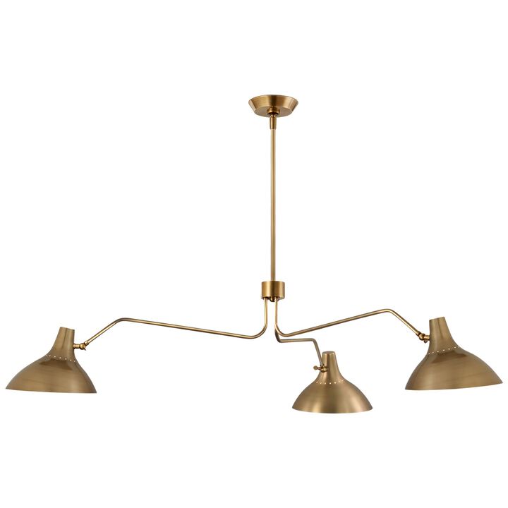 Charlton Large Triple Arm Chandelier