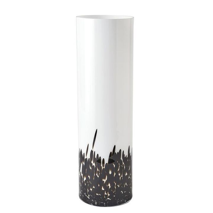 Confetti Vase Black/White-Large
