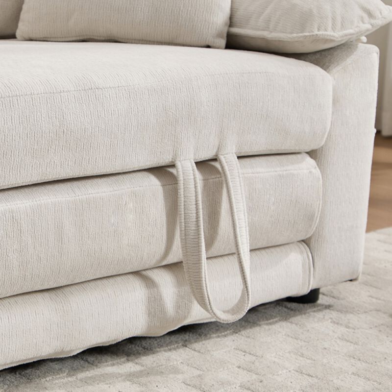 Jidpop 3-in-1 Upholstered Futon Sofa image number 4