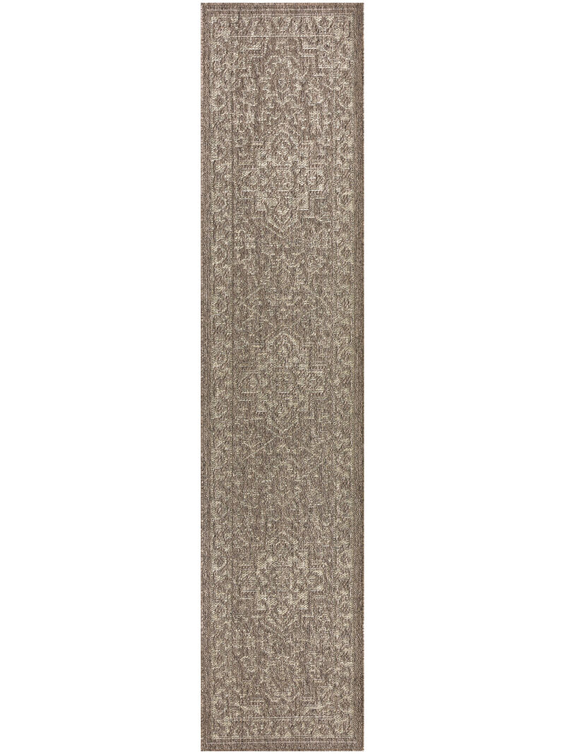 Tulum TLM05 Brown 2'2" x 8' Rug image number 0