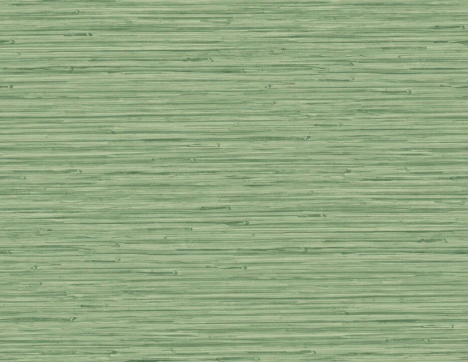 Rushmore Green Faux Grasscloth Wallpaper
