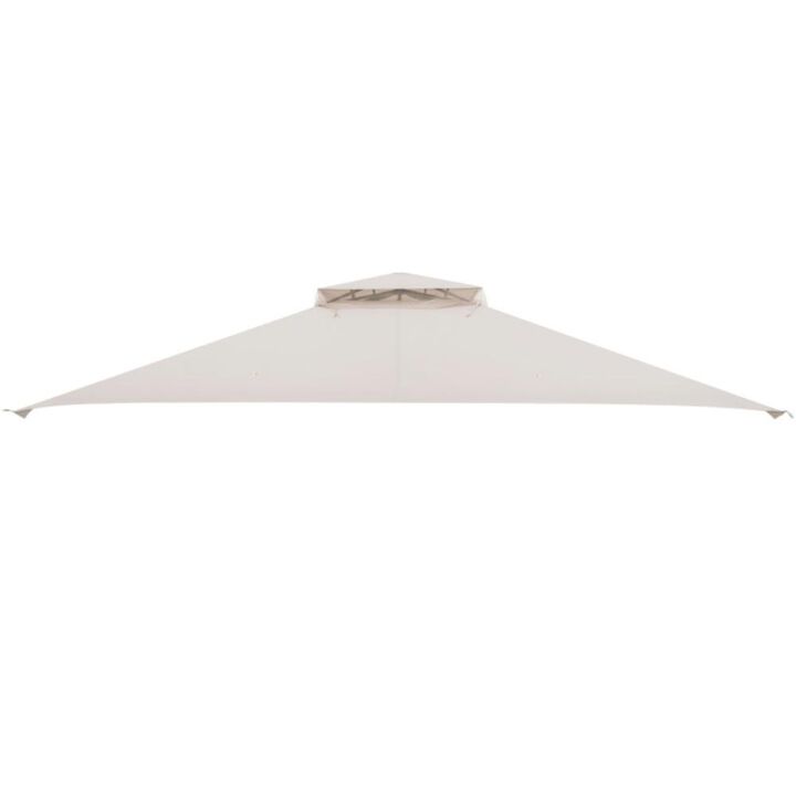 Hivvago Gazebo Replacement Top with Air Vent and Drainage Holes