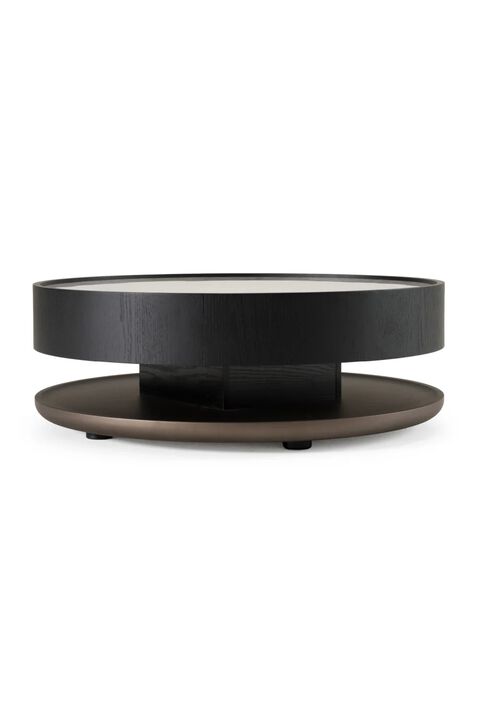 Ceramic Round Coffee Table | OROA Modern Miranda