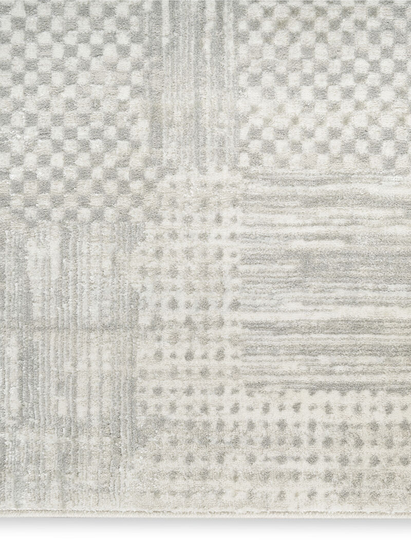 Glitz GLZ09 Silver/Gray 3'11" x 5'11" Rug