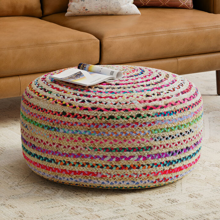 Margo Large Round Pouf