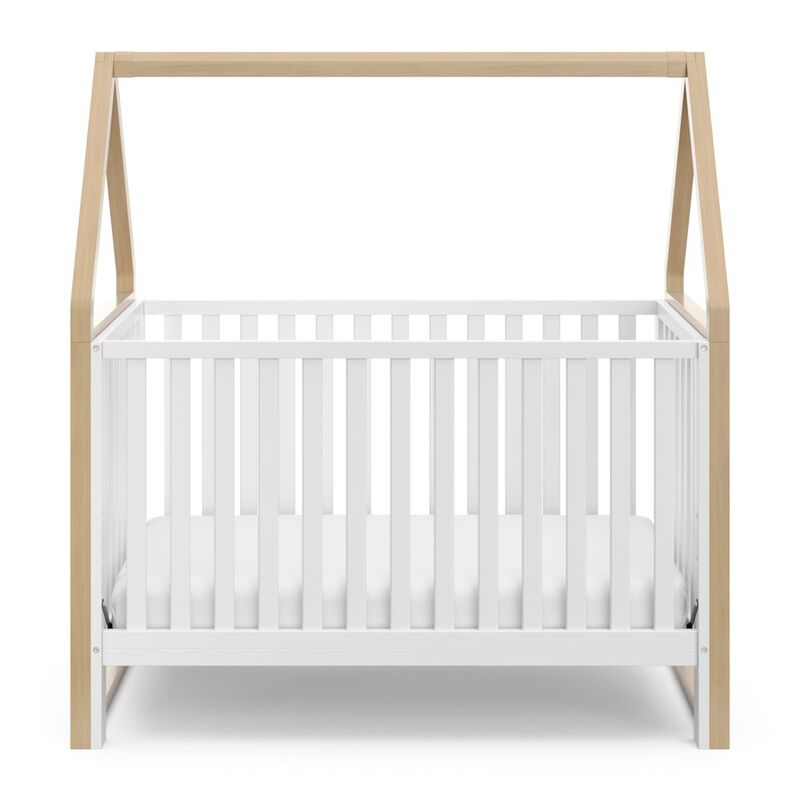 Storkcraft Orchard 6-in-1 Convertible Crib (Driftwood with White)