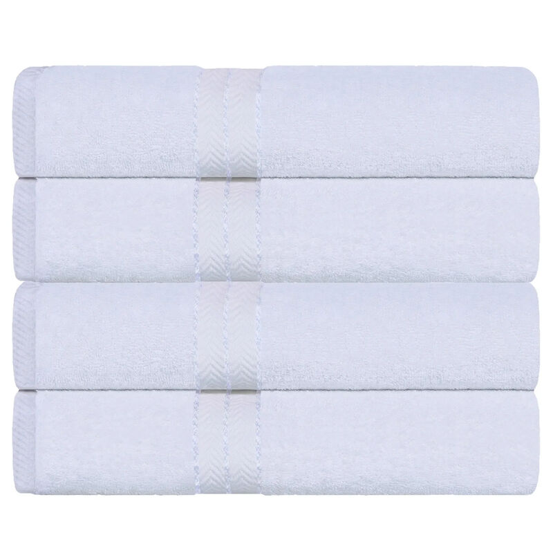 Plush Cotton Bath Towels 4-Piece Set for Bathroom and Spa image number 0