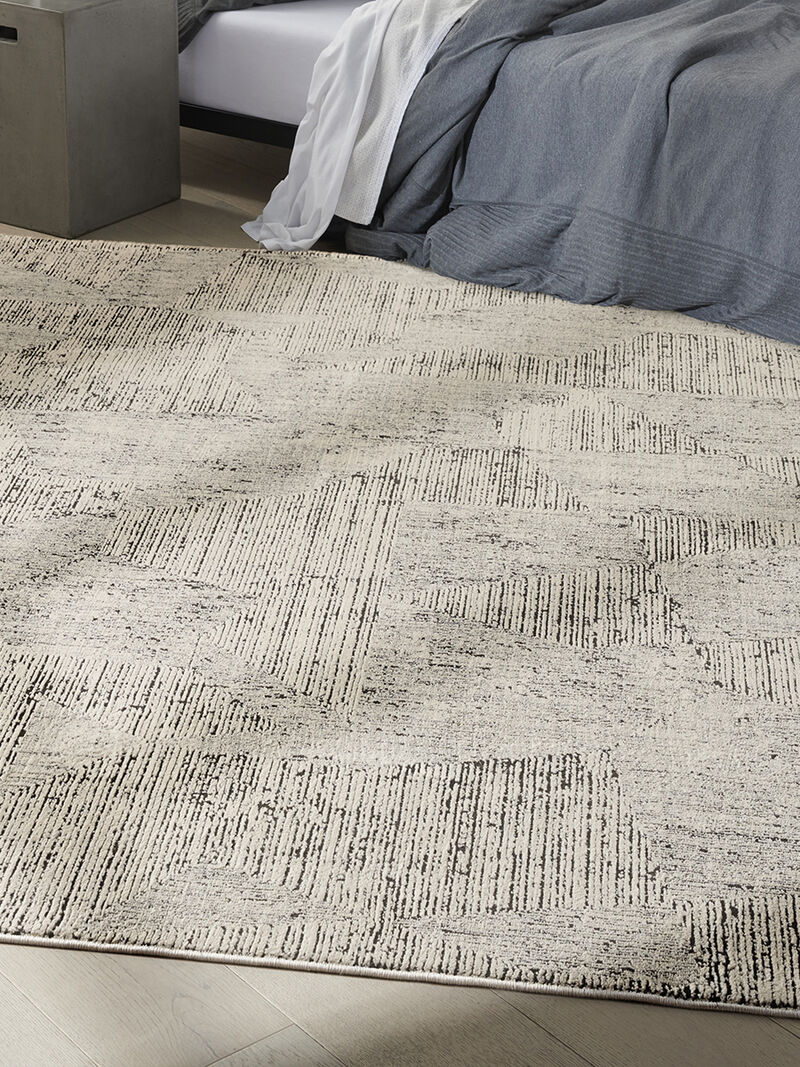 CK024 Irradiant IRR01 Cream/Black 5'3" x 7'3" Rug image number 4