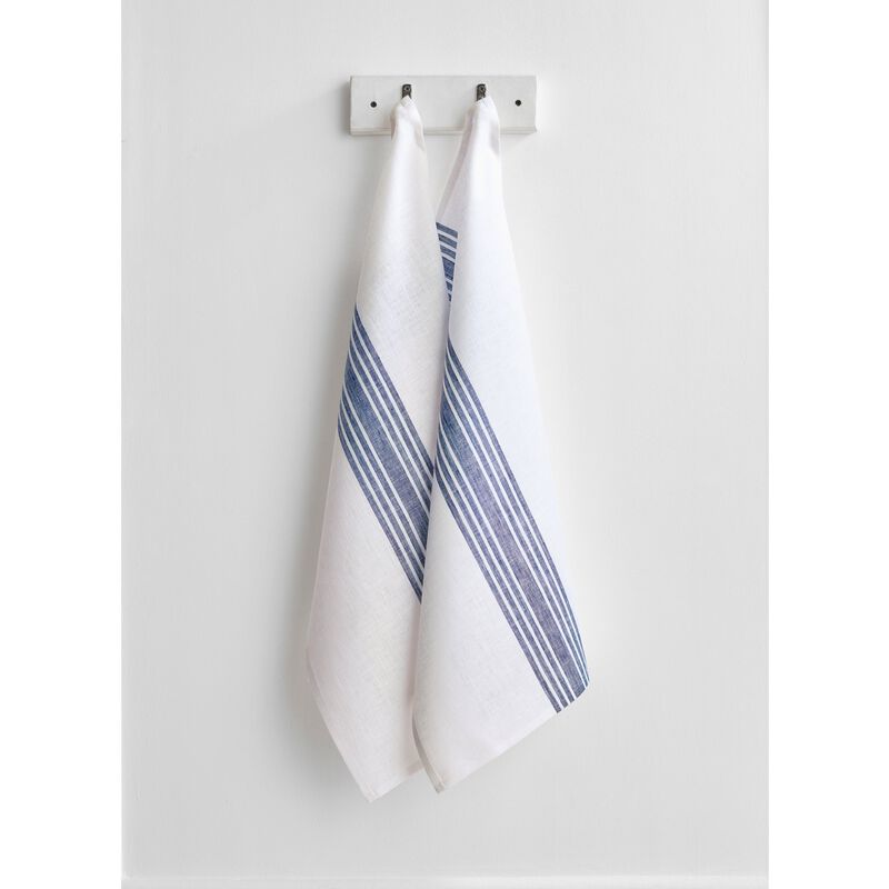 Solino Home 100% Pure Linen Kitchen Towels 17 x 26 Inch Set of 2 - Farmhouse