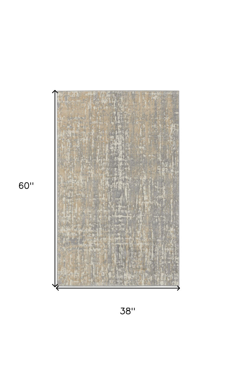 HomeRoots Abstract Power Loom Area Rug image number 2