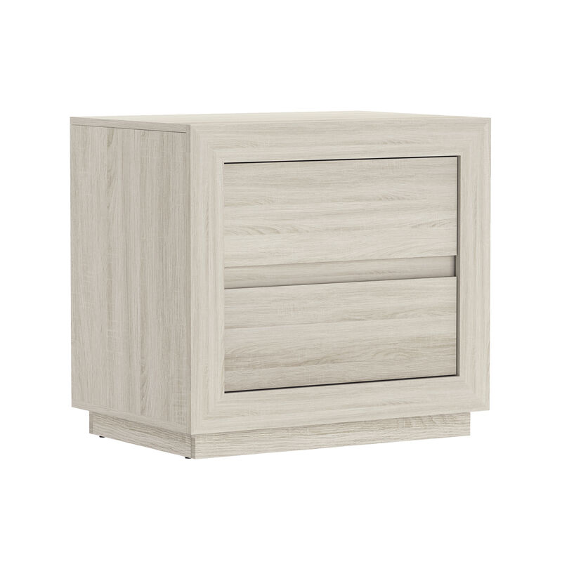 Soren 26" 2-Drawer Nightstand in Oak image number 0