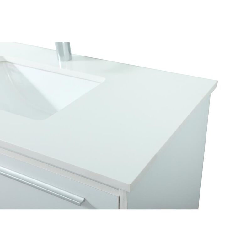 Elegant Kitchen and Bath 36 inch Single bathroom vanity in white