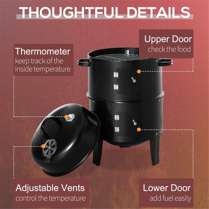 BBQ Grill Outdoor Barbecue for Grilling Meat, Vegetables, and More