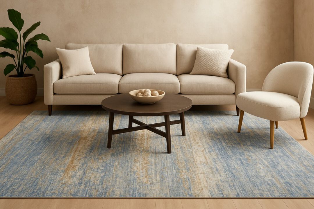 Amour 840276 Blue 10' x 14' Rug