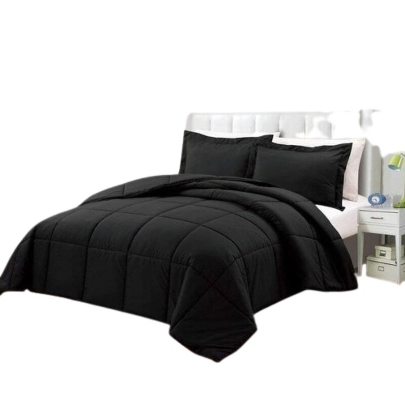 Hivvago Reversible Microfiber Down Alternative Comforter Set