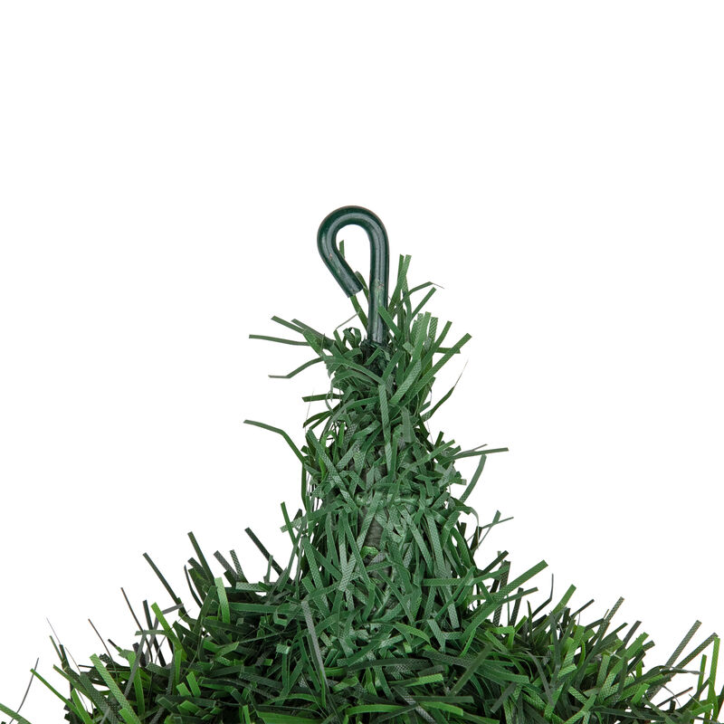 22" Green Pine Teardrop Artificial Christmas Swag - Unlit image number 4