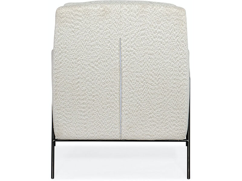 Amette Metal Frame Club Chair, Ivory image number 3