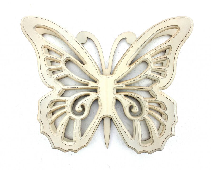 Rustic Butterfly Wall Art &ndash; Wooden Home Decoration for Walls image number 0