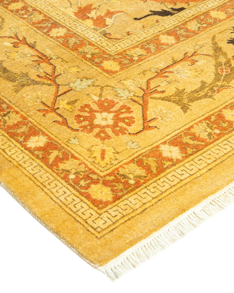 Mogul, One-of-a-Kind Hand-Knotted Area Rug  - Yellow, 6' 1" x 9' 4"