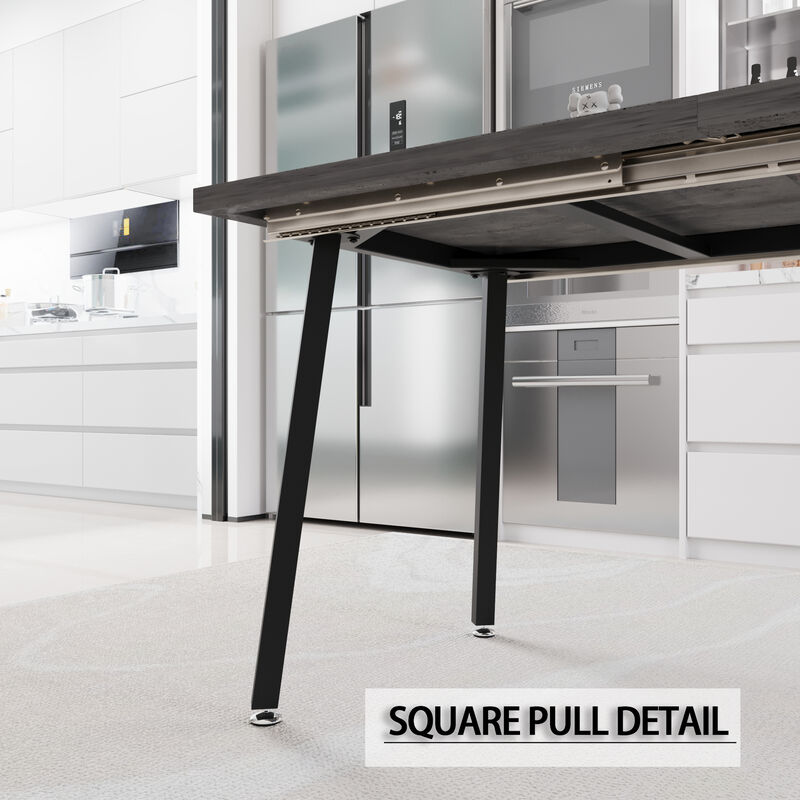 Rectangular dining table and chair set - Elegant design for home dining room