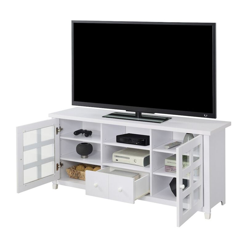 Convience Concept, Inc. 1 Drawer TV Stand with Storage Cabinets and Shelves for TVs up to 65 Inches
