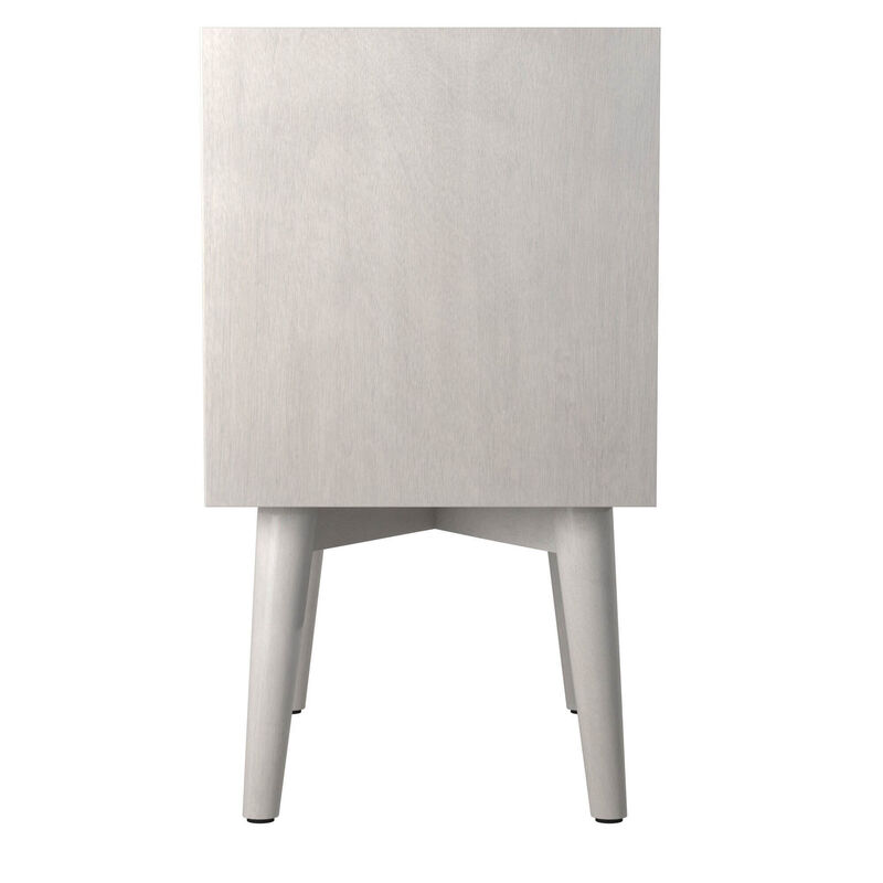 Alpine Furniture Flynn Mid Century Modern 2 Drawer Nightstand image number 6