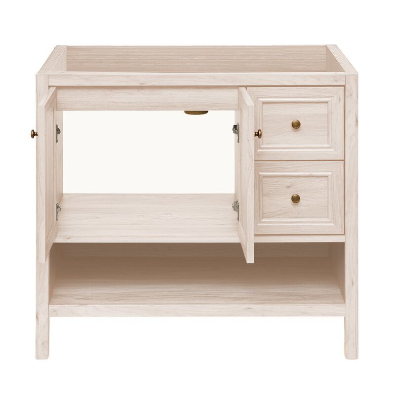 Chateau 36" Freestanding Bathroom Vanity Cabinet without Top in White Oak image number 3